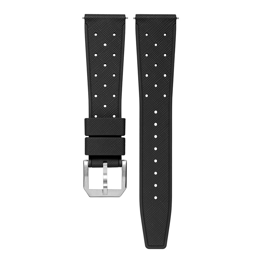 rubber classic strap black - baltic watches