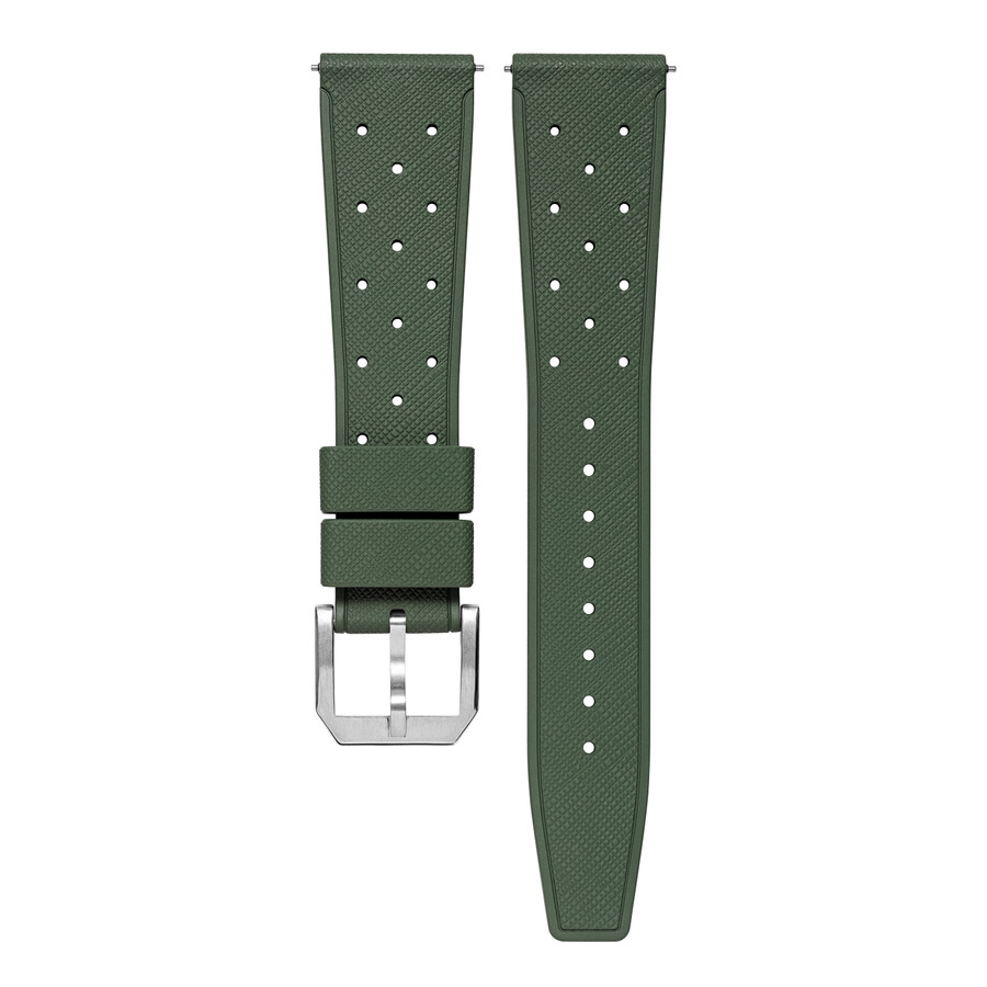 rubber classic strap green - baltic watches
