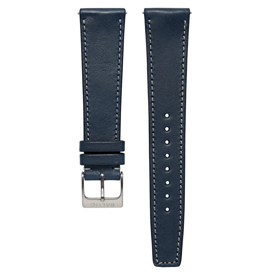 stitched strap light blue - baltic watches