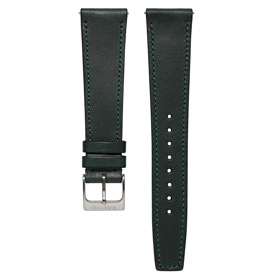 stitched strap green - baltic watches