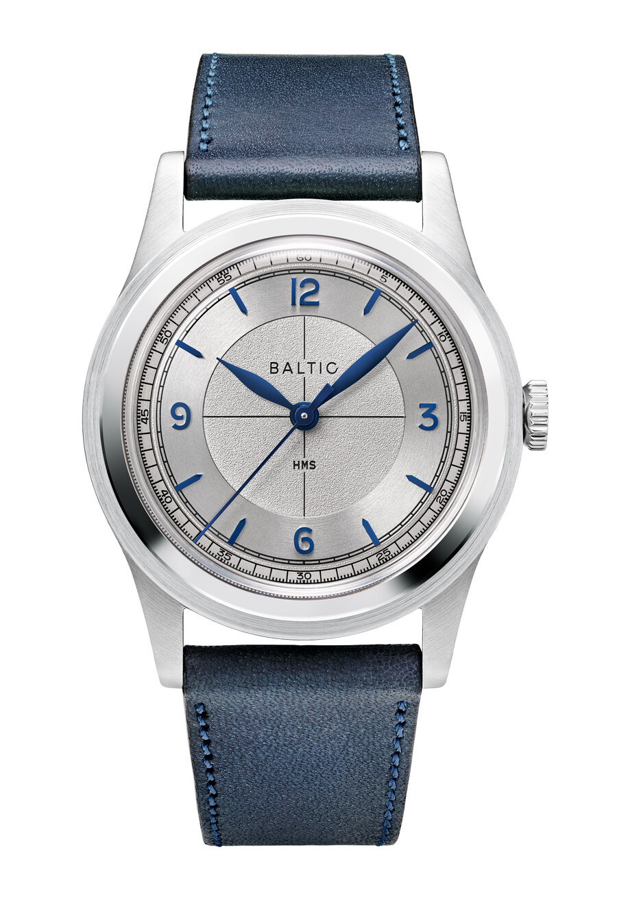 hms 003 silver blue - baltic watches