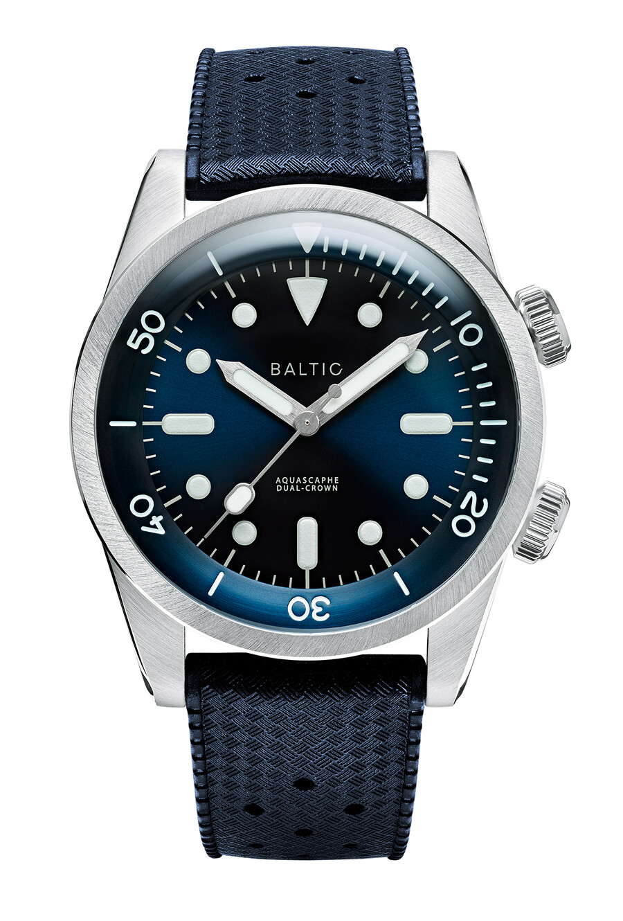 aquascaphe dual-crown blue - baltic watches