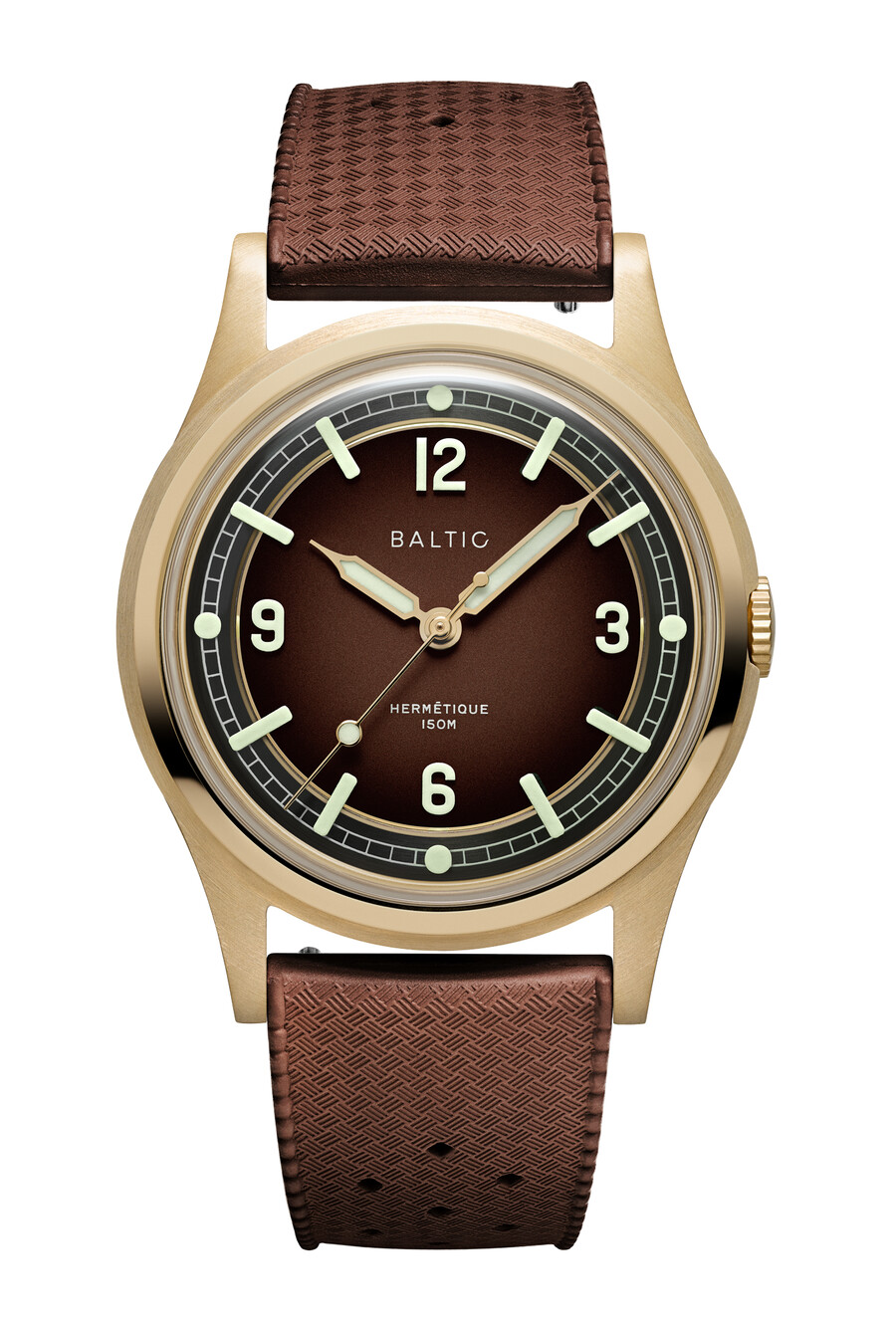 hermétique tourer bronze brown - baltic watches