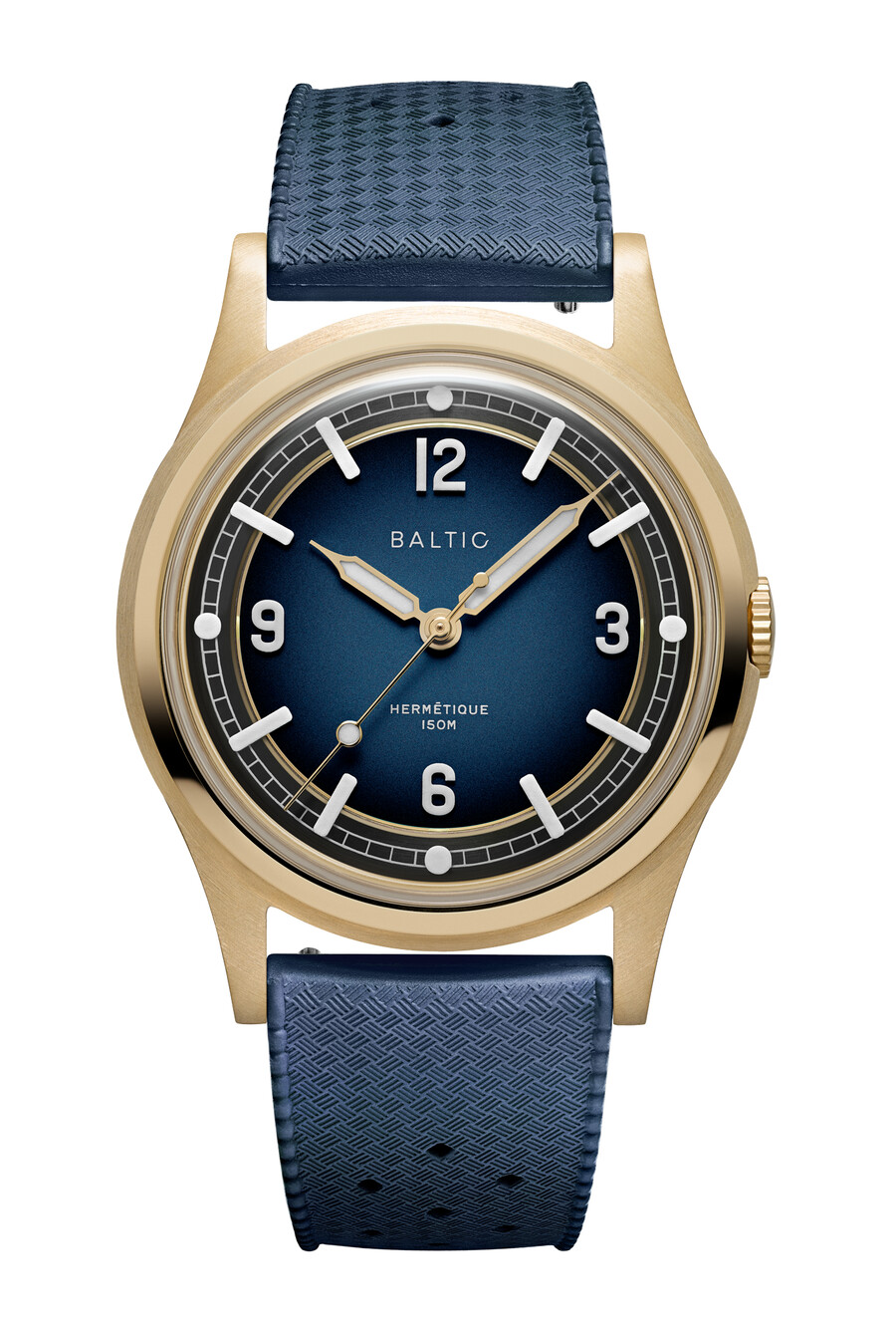 hermétique tourer bronze blue - baltic watches